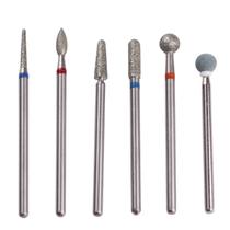 Conjunto de Brocas para Cutícula Russa MZCMSL com 6 Peças Conjunto de Brocas para Cutícula Russa MZCMSL com 6 Peças