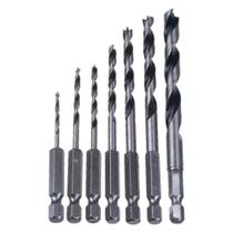 Conjunto de Brocas para Madeira 7 Peças 2-8mm D-62371 com Haste Sextavada Makita Conjunto de Brocas para Madeira 7 Peças 2-8mm D-62371 com Haste Sextavada Makita