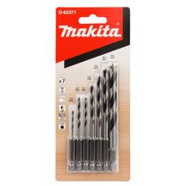 Conjunto de Brocas Para Madeira Com 7 Peças 2-8mm - D-62371 - MAKITA