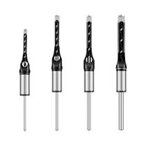 Conjunto De Brocas Para Madeira Com Furo Quadrado De 6.4-16mm HSS Twist Spiral Mortise Chisel 4 6PCS