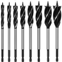 Conjunto De Brocas Para Madeira De 10-35mm, Ferramentas De Abertura De Furos Com Quatro Lâminas E