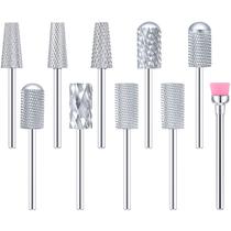 Conjunto de brocas para unhas Honoson Cuticle Tungstênio, 10 unidades