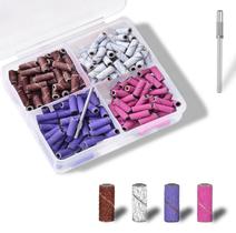 Conjunto de brocas para unhas Lumcrissy, 200 unidades com broca de mandril de 3 mm Conjunto de brocas para unhas Lumcrissy, 200 unidades com broca de mandril de 3 mm