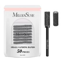 Conjunto de brocas para unhas MelodySusie 50 unidades com 180 grãos finos