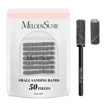 Conjunto de brocas para unhas MelodySusie 50 unidades com broca de mandril de 3,1 mm Conjunto de brocas para unhas MelodySusie 50 unidades com broca de mandril de 3,1 mm