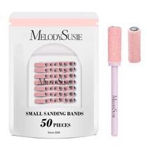 Conjunto de brocas para unhas MelodySusie 50 unidades com broca de mandril de 3,1 mm Conjunto de brocas para unhas MelodySusie 50 unidades com broca de mandril de 3,1 mm