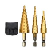 Conjunto De Brocas Passo Banhadas A Titânio, Haste Hexagonal 3-12 4-12 4-20 4-32mm, Acessório De