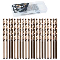 Conjunto de brocas RCINDUS 20PCS 3.969 mm Cobalto HSS M35 para metal Conjunto de brocas RCINDUS 20PCS 3.969 mm Cobalto HSS M35 para metal