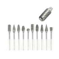 Conjunto De Brocas Rotativas De Carboneto Com Haste De 1/8 Polegadas Em Aço De Tungstênio Para Conjunto De Brocas Rotativas De Carboneto Com Haste De 1/8 Polegadas Em Aço De Tungstênio Para