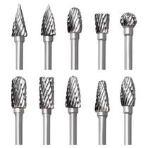 Conjunto de brocas rotativas FOTYBEI de carboneto de tungstênio para Dremel 10PCS Conjunto de brocas rotativas FOTYBEI de carboneto de tungstênio para Dremel 10PCS