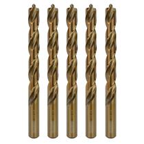 Conjunto de brocas Sabre Tools de 1/2 polegada de cobalto para metal, 5 unidades Conjunto de brocas Sabre Tools de 1/2 polegada de cobalto para metal, 5 unidades