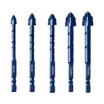 Conjunto De Brocas Serrilhadas De Carboneto Profissional 3-14mm Para Ferramentas De Perfuração Em