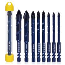 Conjunto de brocas SONCHIE Serrated Masonry de 8 peças para concreto Conjunto de brocas SONCHIE Serrated Masonry de 8 peças para concreto