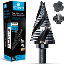 Conjunto de brocas Step Drill BOYOUYS M35 Cobalt Spiral Flute 15 tamanhos Conjunto de brocas Step Drill BOYOUYS M35 Cobalt Spiral Flute 15 tamanhos