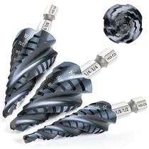Conjunto de brocas Step Drill Matework M35 Cobalt HSS TiAlN revestido 3 unidades Conjunto de brocas Step Drill Matework M35 Cobalt HSS TiAlN revestido 3 unidades