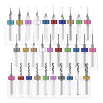 Conjunto de brocas Sunxeke 30 peças de aço de tungstênio para Dremel 0,1-3 mm