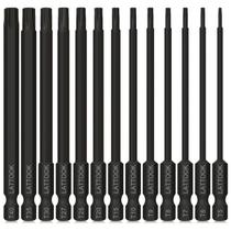 Conjunto de brocas Torx LATTOOK de segurança de 13 peças em aço S2 à prova de adulteração Conjunto de brocas Torx LATTOOK de segurança de 13 peças em aço S2 à prova de adulteração