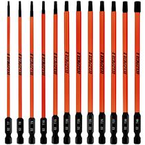 Conjunto de brocas Torx LOZAGU, 12 unidades de comprimento, 152 mm, T7 a T40, magnético Conjunto de brocas Torx LOZAGU, 12 unidades de comprimento, 152 mm, T7 a T40, magnético