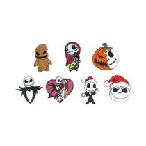 Conjunto De Broche De Pesadelo Antes Do Natal Jack Skellington Sally Pino Esmaltado Para Mochila