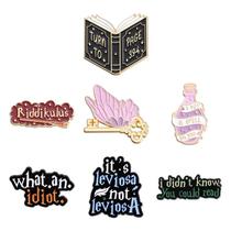 Conjunto de broches Creative Book Theme Enamel Alloy Conjunto de broches Creative Book Theme Enamel Alloy