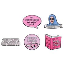 Conjunto de broches Creative Quote Funny Alloy Blouse Pins