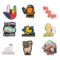 Conjunto de broches da coleção Cartoon Alloy Enamel Lapel P Conjunto de broches da coleção Cartoon Alloy Enamel Lapel P