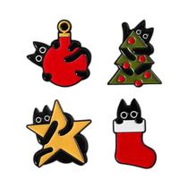Conjunto De Broches De Esmalte De Halloween Com Temas De Terror, Esqueletos, Borboletas, Cães E Conjunto De Broches De Esmalte De Halloween Com Temas De Terror, Esqueletos, Borboletas, Cães E
