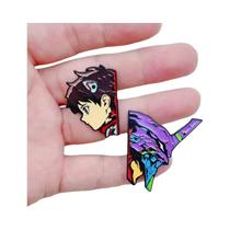Conjunto De Broches De Esmalte De Personagens De Desenho Animado Para Roupas, Mochilas E Bolsas, 2