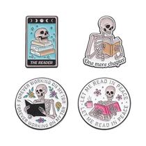 Conjunto De Broches De Esqueleto Fantasma De Halloween, Acessórios De Moda Para Mochilas, Presentes