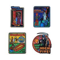 Conjunto De Broches De Esqueleto Fantasma De Halloween, Acessórios De Moda Para Mochilas, Presentes Conjunto De Broches De Esqueleto Fantasma De Halloween, Acessórios De Moda Para Mochilas, Presentes