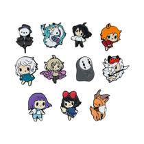 Conjunto De Broches De Personagens Animais Fofos, 11 Peças, Pins De Esmalte, Emblemas De Metal E Conjunto De Broches De Personagens Animais Fofos, 11 Peças, Pins De Esmalte, Emblemas De Metal E