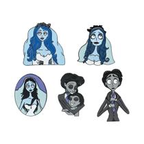 Conjunto De Broches De Personagens De Desenho Animado 5 Peças Pins De Esmalte Distintivos De Metal Conjunto De Broches De Personagens De Desenho Animado 5 Peças Pins De Esmalte Distintivos De Metal