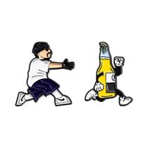 Conjunto De Broches Em Forma De Bola Mágica, Alimentado Por Bateria, Para Garrafa De Bebida, Roupas,