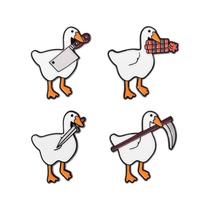 Conjunto de broches Funny Goose Mischievous Cartoon Duck Ename