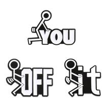 Conjunto de broches Funny Stick Figure, blusa de liga esmaltada, 3 peças Conjunto de broches Funny Stick Figure, blusa de liga esmaltada, 3 peças