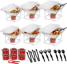 Conjunto de buffet de pratos descartáveis Alpha Living, pacote com 6 Conjunto de buffet de pratos descartáveis Alpha Living, pacote com 6
