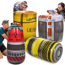 Conjunto de bunkers infláveis Kidzlane para laser tag e paintball