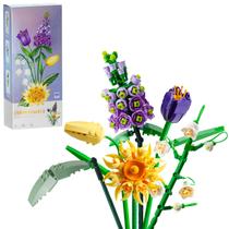 Conjunto de buquês Building Blocks Seyaom Flowers com 547 unidades