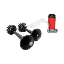 Conjunto De Buzinas De Ar Super Barulhentas De 12/24V Com Compressor Para Moto, Carro, Barco E