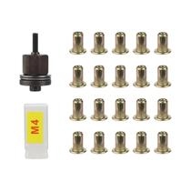 Conjunto De Cabeça De Porca De Rebite Manual M3-M12 Acessório De Ferramenta De Rebitador Manual De