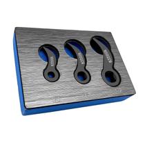 Conjunto de cabeças adaptadoras Pry Bar Wrench KTTOOL 1/2 3/8 1/4 D Profile