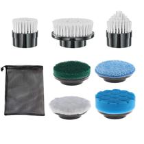 Conjunto de cabeças de escova de reposição para lavador giratório elétrico, 7 unidades