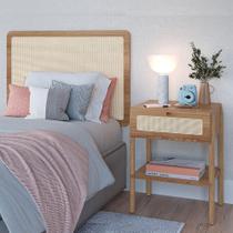 Conjunto de Cabeceira Solteiro com Mesa de Apoio Oslo 1 GV Hanover