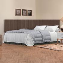 Conjunto de Cabeceira Viuva Solteirão Palito Suspensa com Proteção Lateral - 128 CM - Várias Cores