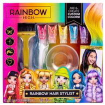 Conjunto de cabeleireiro Rainbow High Rainbow Hair para crianças