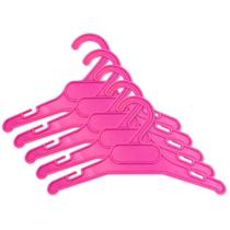 Conjunto De Cabide Feminino Infantil Cor Rosa Choque - 30 Unidades Conjunto De Cabide Feminino Infantil Cor Rosa Choque - 30 Unidades