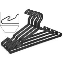 Conjunto de cabides MLMD Lux Premium Metal, pacote com 40 unidades, preto Conjunto de cabides MLMD Lux Premium Metal, pacote com 40 unidades, preto
