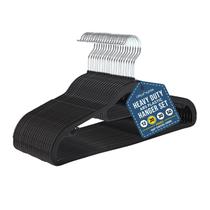 Conjunto de cabides para roupas Lifemaster Versatile, 20 peças, preto Conjunto de cabides para roupas Lifemaster Versatile, 20 peças, preto