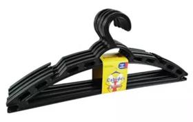 Conjunto de Cabides Preto Reforçado Keita com 10 Unidades Conjunto de Cabides Preto Reforçado Keita com 10 Unidades