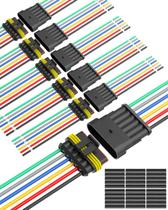 Conjunto de Cables NAOEVO con Conectores Impermeables de 6 Pines y Cable 16 AWG